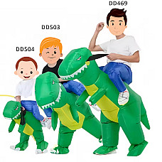 Φουσκωτή στολή πάρτι "Riding a dinosaur" για παιδιά και ενήλικες - DD469/ 503/4 - Sellzone.bg Φουσκωτή στολή πάρτι "Riding a dinosaur" για παιδιά και ενήλικες - DD469/ 503/4